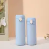 Termo de Acero Inoxidable 304 de Gran Capacidad Estilo Ins Cuerda de Agarre Portátil Simple Taza de Agua Viaje Taza con Popote para Coche de Alta Calidad