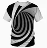 Comercio exterior transfronterizo 2025 nuevo y popular cabeza de lobo impresión digital 3D moda casual holgado top de manga corta caliente