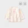 Roupas de bebê, camisetas de manga comprida para bebês, novas blusas casuais de primavera e outono para meninos e meninas, roupas infantis