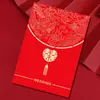 Nuevos sobres rojos de boda para lanzar, sobres rojos especiales con la palabra "feliz" para celebraciones de boda, al por mayor