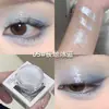 FAICCIA sombra de ojos monocromática flash mate perlado iluminadora fácil de aplicar color impermeable antisudor multiusos placa de sombra de ojos en gel