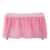 Amazon Falda de Mesa Desechable de Color Sólido Mantel Impermeable y a Prueba de Aceite Decoración para Fiesta de Cumpleaños Boda Juego de Faldas de Mesa