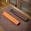 Estante de Almacenamiento para Tazas de Té de Madera de Ébano, Estante de Secado de Tazas de Una Sola Capa, Estante Drenante para Juegos de Té, Soporte para Tazas de Madera Maciza, Accesorios para Ceremonia del Té