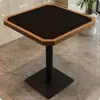 Mesas y sillas de estilo rústico para restaurantes de alta gama, cafeterías y restaurantes de fusión de moda y nicho que sirven cocina occidental, hechas de madera maciza