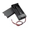 2 Baterías AA con un Interruptor de Cubierta en la Parte Superior, Caja de Batería Iluminada con Interruptor en el Lado, Puede Albergar Placa de Circuito Impreso (PCB)
