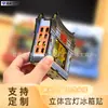Imanes de Refrigerador Luminosos de Madera Tridimensional Personalizados, Atracciones Turísticas Culturales y Creativas de la Ciudad, Souvenirs Turísticos Especiales, Imanes de Refrigerador de Ciudad