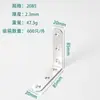 Suporte de Ângulo de Aço Inoxidável Suporte de Ângulo Reto 90 Graus Suporte de Prateleira Tipo T Tipo L Conector de Ferragens para Móveis Suporte de Ângulo Espessado Fixo