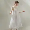 2026 Novo Pijama Acima do Joelho Plus Size para Mulheres, Vestido Lingerie Jacquard com Caimento para Mulheres Curvilíneas, Moda de Verão