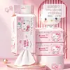 Toalha de Algodão Macia com Padrão de Pérola Autenticada Sanrio Hello Kitty Toalha Descartável para Lavar o Rosto Desenho Animado Cinnamomum Dog Toalha Suavizante