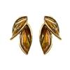 Pendientes de hoja caída de Rad Brown, pendientes de lujo ligeros de alta calidad para mujer, elegantes y a la moda, para otoño e invierno, nuevos pendientes.