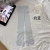 Calcetines de Seda para Mujer hasta la Pantorrilla, Estilo Japonés, Color Sólido Simple, Versátiles de Dos Dedos Largos, Diseño de Malla, Adecuados para Zapatos de Dos Dedos