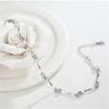 Pulseira de Bambu Prata Imitação Mais Vendida Feminina Estilo Coreano Moda Pulseira de Bambu Presente de Aniversário Dia dos Namorados Dropshipping