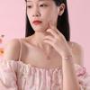 Jinhongyu Camellia colar de pérolas para mulheres 925 prata esterlina Mori nicho estilo coreano all-match flor clavícula cadeia