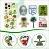 Emblema Nacional da Arábia Saudita Insígnia Adesivo de Telefone Padrão Palmeira Faca Curva Insígnia de Metal Presente Comemorativo Fonte de Fábrica Transfronteiriça