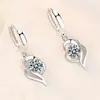 Con tus pendientes en mi corazón, temperamento de mujer, moda larga, nuevos pendientes de moda, pendientes en forma de corazón, fabricantes de joyas de cobre al por mayor
