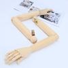 Accesorios de Prótesis de Madera Modelo de Disfraz Accesorios Madera Maciza Mecánico Cromado Brazo Femenino Masculino Brazo Articulación Activa Desmontaje