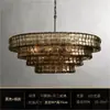 Lustre Murano de Luxo Leve Estilo Francês para Sala de Estar de Villa, Luminária de Arte Vintage para Quarto, Lustre de Vidro para Restaurante de Hotel