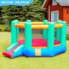 Castillo inflable Doctor Dolphin jaula hexagonal trampolín inflable tobogán parque infantil tela Oxford castillo inflable para el hogar