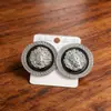 Pendientes Retro Geométricos con Cabeza de León de Moda Europea y Americana Transfronterizos, Exquisitos Accesorios para Orejas de Lujo Ligero de Nicho de Alta Gama
