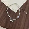 Colección de Collar Pulsera de Plata Rota Perla Diseño de Nicho para Mujer Lujo Accesible de Gama Alta Cadena para Clavícula Joyería Nueva de Verano