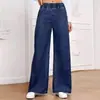 Nuevos Jeans de Mujer para Primavera y Otoño para Comercio Electrónico Transfronterizo, Versátiles, de Corte Ajustado, Modernos, Adelgazantes, Pantalones Sueltos, Modernos, Comercio Exterior, En Stock al por Mayor