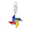 S28 Accesorios para joyería DIY micro incrustación aceite mini sol rayo molino de viento copo de nieve luna estrellas