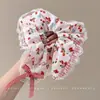 Acessório de cabelo elástico, estilo jovem, scrunchie moderno novo de 2025, headwear de tecido de malha elegante de verão para mulheres