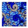 Tecido estampado em cera Ankara africano feito sob medida, 100% poliéster, 90-110g, usado para uniformes escolares e roupas