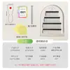 Paleta de Cores Magnética em Arco para Nail Art Estilo Fosco Swatches Destacáveis Placa de Exibição em Acrílico Prova de Cores de Esmalte em Gel