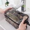 Bolsa de Higiene Pessoal Portátil de PVC Atacado Bolsa de Armazenamento de Cosméticos Impermeável com Separação Seca e Úmida Bolsa Impermeável e à Prova de Umidade para Viagem Masculina