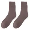 Calcetines de Lana para Hombre Otoño e Invierno Calcetines de Media Caña Calcetines Gruesos Cálidos de Cachemira Calcetines de Algodón Calcetines Largos para Hombre Calcetines de Invierno de Rizo
