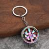 Llavero con pinza de rueda de metal transfronterizo, llavero creativo con modificación de coche, colgante de regalo pequeño para hombres y mujeres