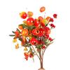 Cubo Fu refrigerio de Año Nuevo material floral al por mayor flor artificial Acebo eucalipto granada Caqui refrigerio de Año Nuevo flor Cubo Fu material DIY