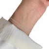 Pulsera Exquisita de Plata de Ley S925 con Perlas Francesas Ultra Finas de 2 mm, Estilo Shijia Millet de Lujo Nicho, Pulsera para Niñas