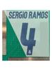 16-17 Real Madrid Visitante Niños a + 4 # Camiseta de Sergio Ramos Número Letra Número de Transferencia Térmica Transferencia Térmica