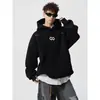 Sudadera con forro polar, unisex, nueva otoño/invierno, retro, versátil, marca de moda, estilo americano, manga larga, comercio electrónico transfronterizo