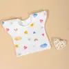 Babero de Saliva para Bebé Recién Nacido, Babero Impermeable, Babero de Saliva Infantil de Algodón Puro Clase A, Toalla para el Cuello de Secado Rápido, Venta al por Mayor