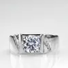 Japón y Corea del Sur Celebridad de Internet Popular Lingling Anillo para Hombre Microincrustación 2 Quilates Diseño de Boca Viva Moda Anillo para Hombre Transfronterizo en stock