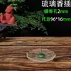 Soporte para Incienso con Diseño de Imitación de Jade Similar al Vidrio, Cenicero, Quemador de Incienso Vertical Estilo Zen, Quemador de Incienso Creativo de Sándalo, Soporte para Incienso Horizontal
