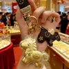 Colgante de Caballo de Oro Puro 999 Shuibei, Llavero de Teléfono de Oro, Colgante para Bolso, Regalo de Año Nuevo