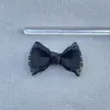Accesorios de Moño Hechos a Mano Blanco y Negro Listos para Usar del Fabricante Accesorios de Tela para Manualidades Ropa para Bebés Bolsas Accesorios para la Cabeza Decoración Semi-Terminada