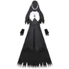 S-Xxxl Disfraz de Monja Zombi de Halloween Europea y Americana Cosplay Juego de Roles Disfraz de Demonio Vampiro Zombi