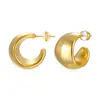 Pendientes de Aro Extra Grandes, Diseño de Nicho, Estilo de Moda, Accesorios de Moda para el Día a Día, Pendientes Elegantes, Pendientes Gruesos