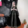 Halloween Adulto Retro Palacio Reina Chal Capa Cosplay Bruja Falda Larga Exportación Transfronteriza