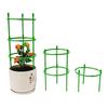Anillo de Soporte para Planta con Flor, Varilla de Soporte para Flor, Estructura para Planta de Interior, Anillo de Rattan para Rama de Balcón, Anillo Fijo