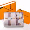 Toalla de baño superabsorbente para reuniones anuales de compañías de seguros, regalo de boda, toalla de forro polar coral, caja de regalo