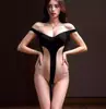 Lencería Sexy, Medias de Ligero Sexys, Body Calado, Uniforme Atrevido Transparente con Abertura en la Entrepierna, Pijama de Deseo Puro que No se Quita al Usar, Venta al por Mayor