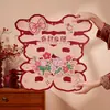 Adesivos de Caracteres de Celebração de Casamento Felicidade Dupla para Decoração de Porta de Entrada, Adesivos de Janela, Adesivos de Felicidade Dupla para Quarto de Casamento, Quarto, Decoração de Desenho Animado para Casamento