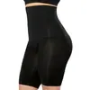 Pantalones de cadera transfronterizos para mujer, cintura alta, pantalones de seguridad para la cintura, abdomen pequeño, esquina plana, moldeado, anti-luz, moldeado corporal europeo y americano