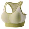 Novo Estilo Lindo Sutiã Esportivo Costas Cruzadas com Cores Contrastantes para Mulheres, Suporte, Confortável, Respirável, à Prova de Impacto para Fitness e Corrida, Atacado